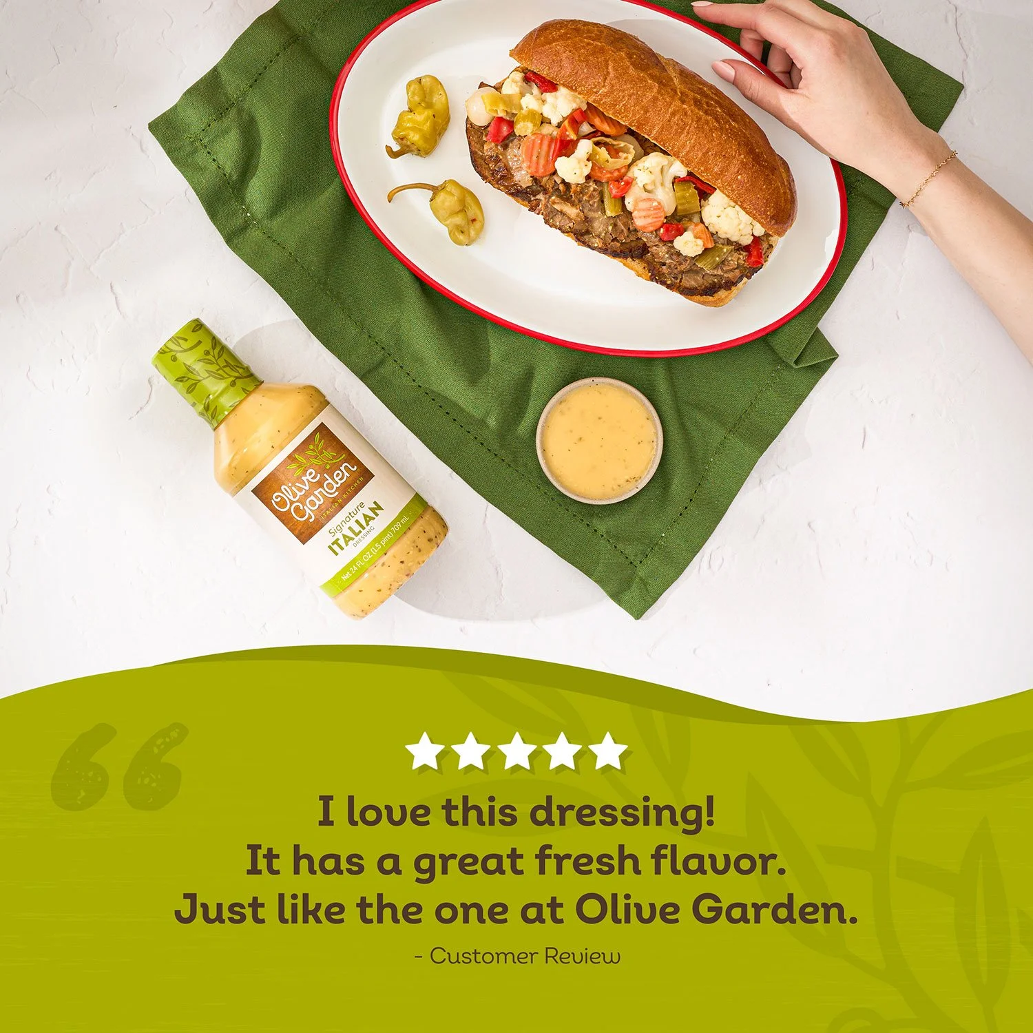 Olive Garden Signature Italian Dressing, 24 oz., 2 pk. - Image 6