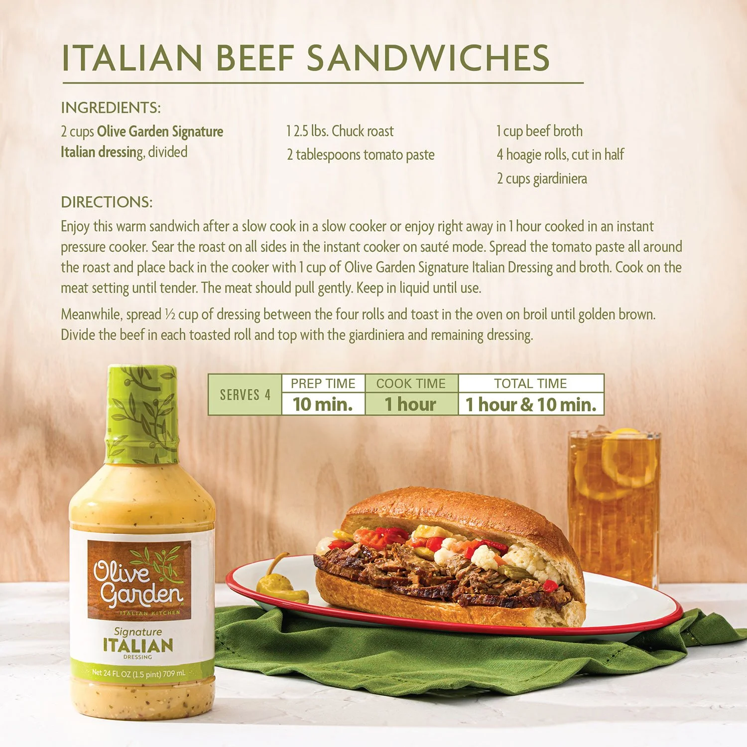 Olive Garden Signature Italian Dressing, 24 oz., 2 pk. - Image 5