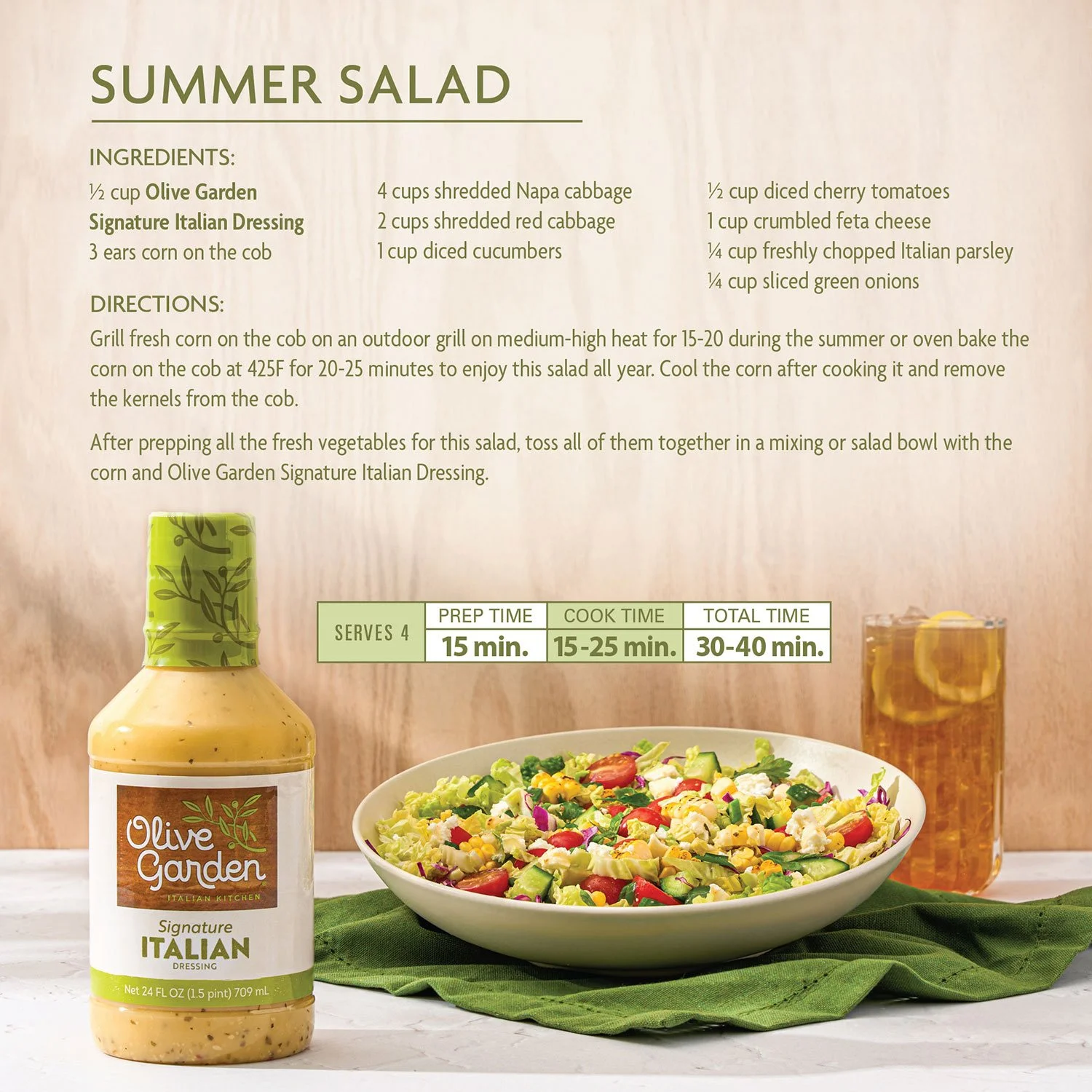 Olive Garden Signature Italian Dressing, 24 oz., 2 pk. - Image 4